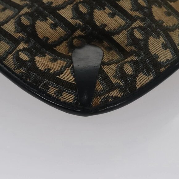 Christian Dior Trotter Canvas Shoulder Bag Navy Auth 109698 - Picture 5 of 16